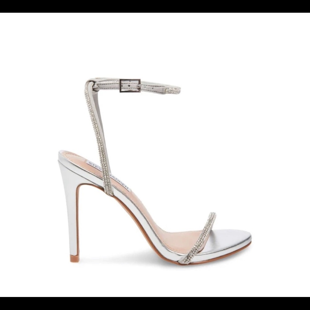 Silver Steve Madden heels